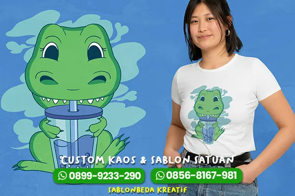 Bikin kaos sablon custom satuan terdekat